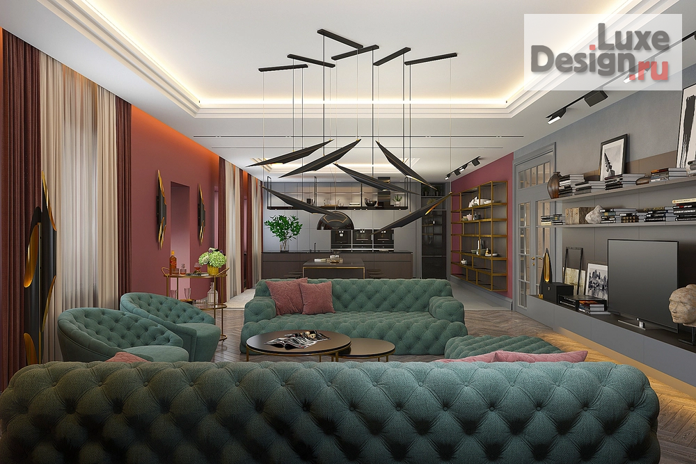 Дизайн интерьера коттеджа "Арлекин" (фото 18)