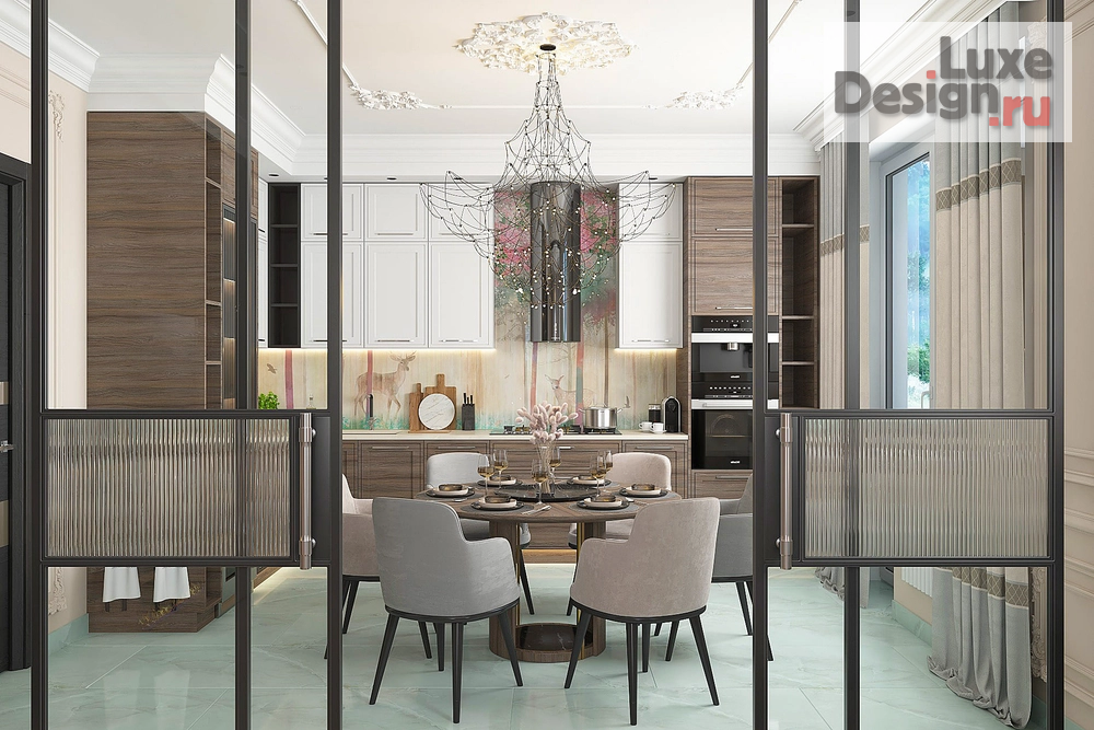 Дизайн интерьера коттеджа "Грация" (фото 18)