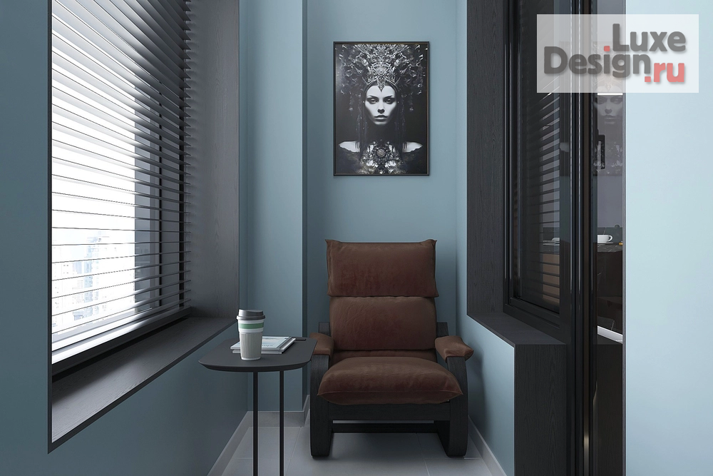 Дизайн интерьера двухкомнатной квартиры "Фактура" (фото 17)
