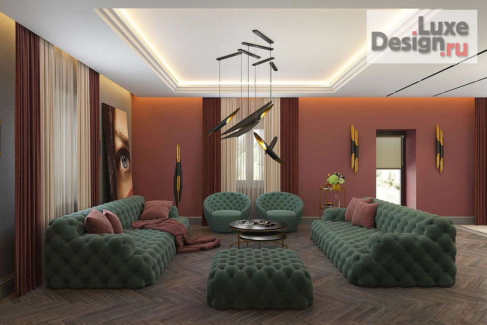 Дизайн интерьера коттеджа "Арлекин" (фото 19)