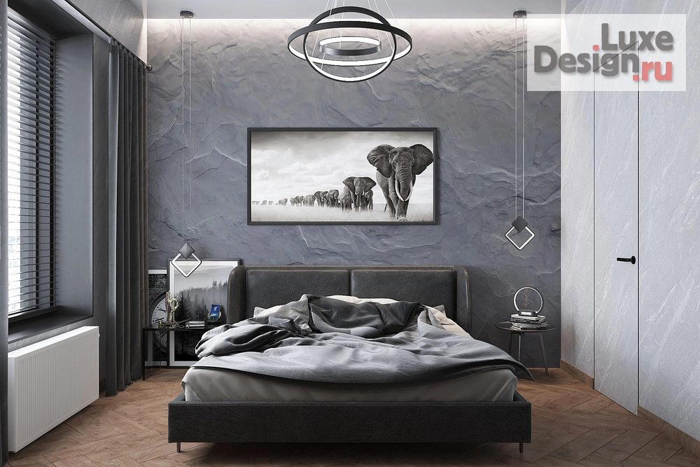 Дизайн интерьера двухкомнатной квартиры "Фактура" (фото 18)