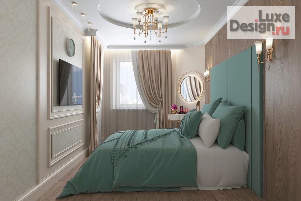 Дизайн интерьера спальни "Ivory-Art" (фото 1)