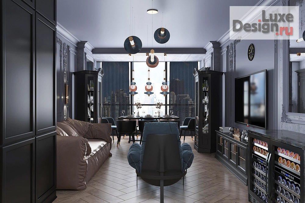 Дизайн интерьера двухкомнатной квартиры "Warcraft" (фото 1)