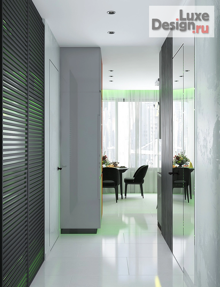 Дизайн интерьера однокомнатной квартиры "William" (фото 1)