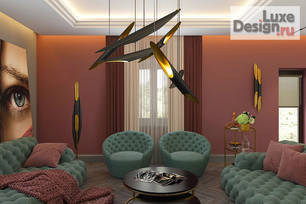 Дизайн интерьера коттеджа "Арлекин" (фото 20)