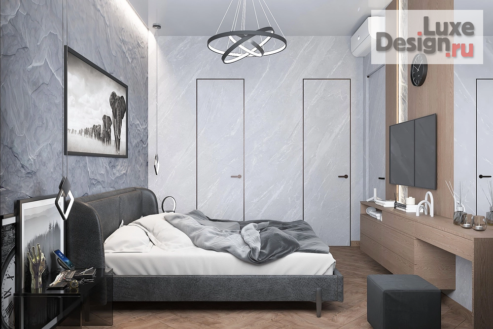 Дизайн интерьера двухкомнатной квартиры "Фактура" (фото 20)