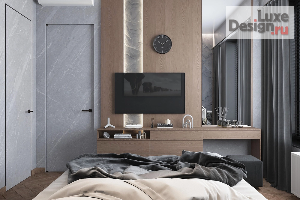 Дизайн интерьера двухкомнатной квартиры "Фактура" (фото 21)