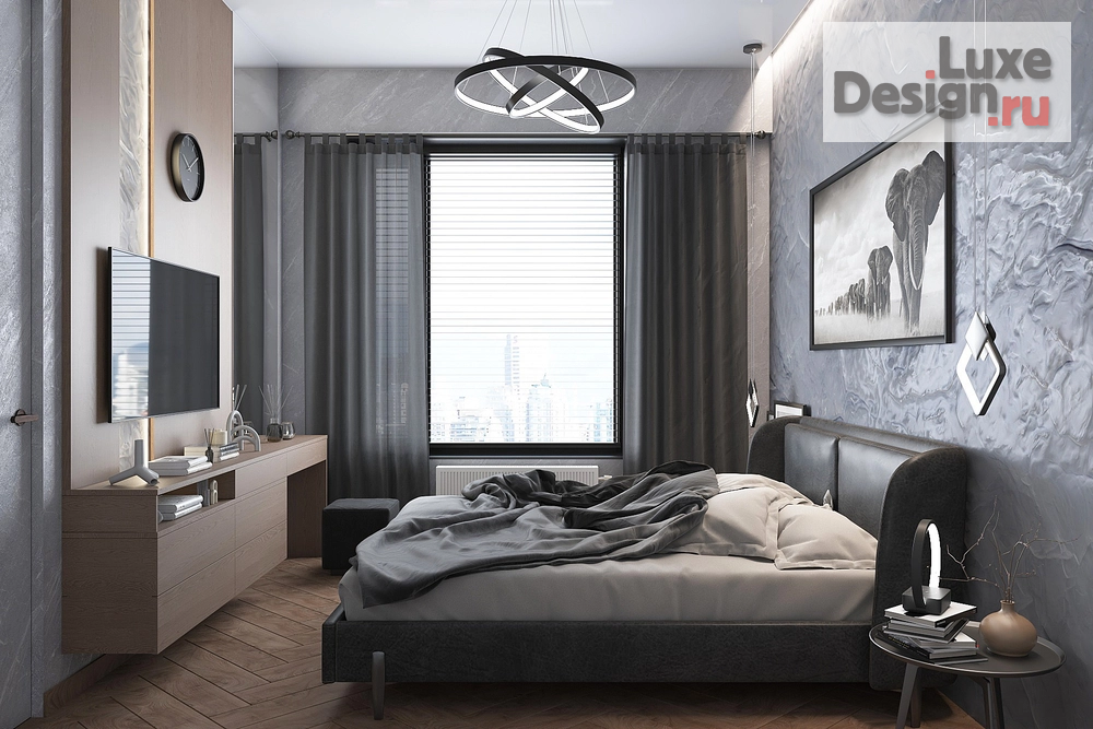 Дизайн интерьера двухкомнатной квартиры "Фактура" (фото 24)