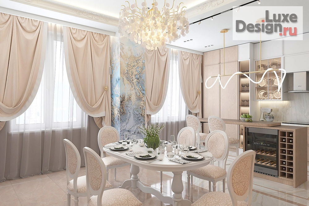 Дизайн интерьера коттеджа "Savoy" (фото 2)