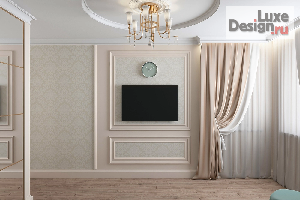 Дизайн интерьера спальни "Ivory-Art" (фото 2)