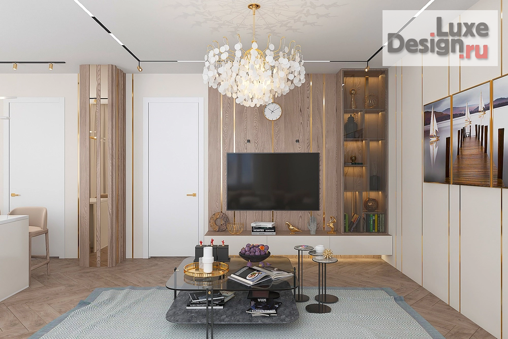 Дизайн интерьера трехкомнатной квартиры "Biscuit interior" (фото 5)