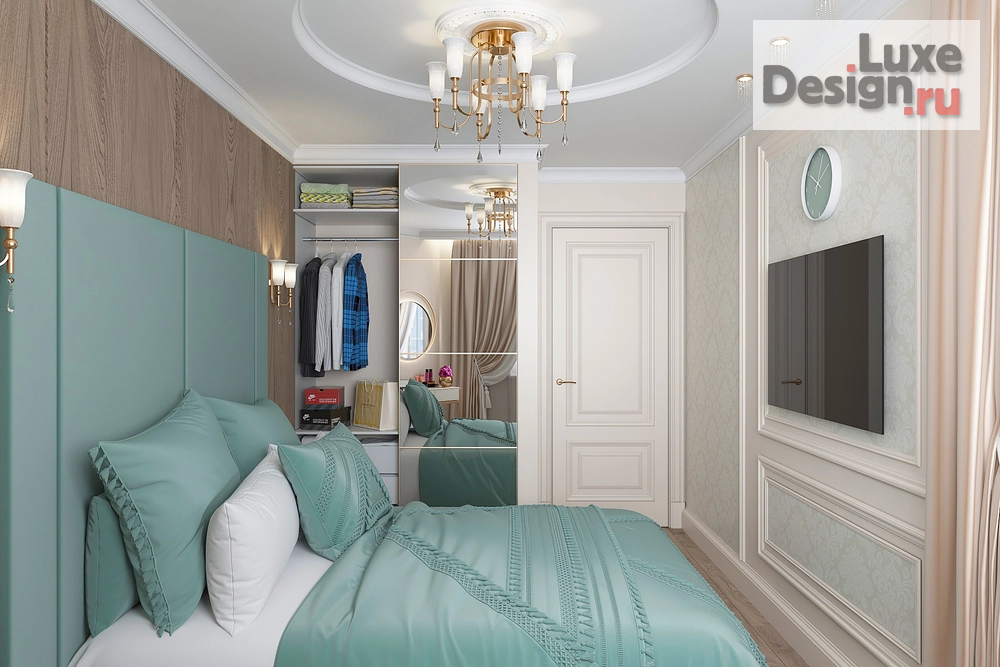 Дизайн интерьера спальни "Ivory-Art" (фото 5)