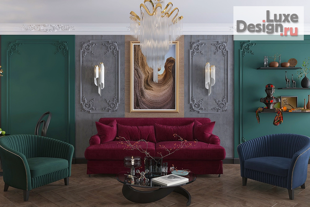 Дизайн интерьера двухкомнатной квартиры "Elysium" (фото 5)