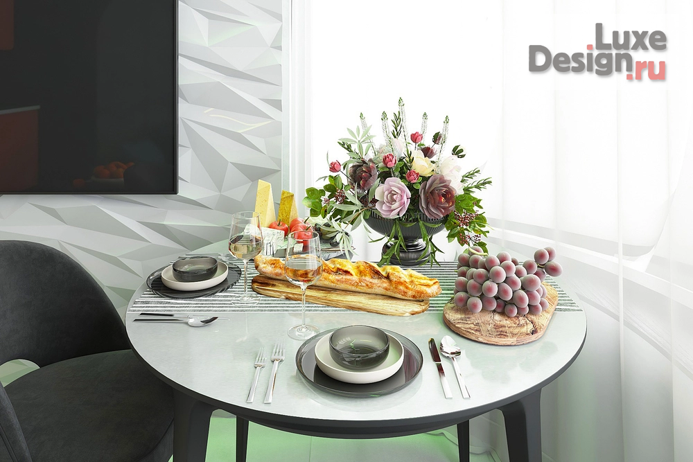 Дизайн интерьера однокомнатной квартиры "William" (фото 6)