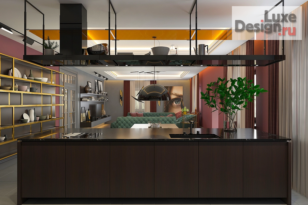 Дизайн интерьера коттеджа "Арлекин" (фото 8)