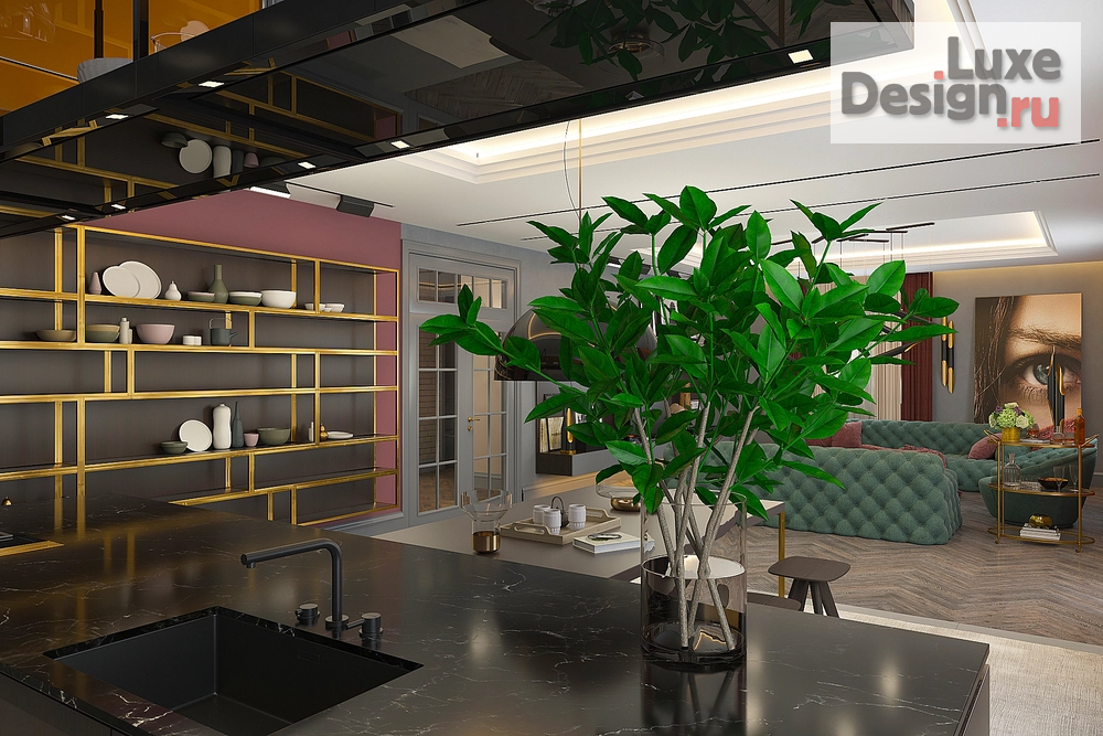 Дизайн интерьера коттеджа "Арлекин" (фото 9)