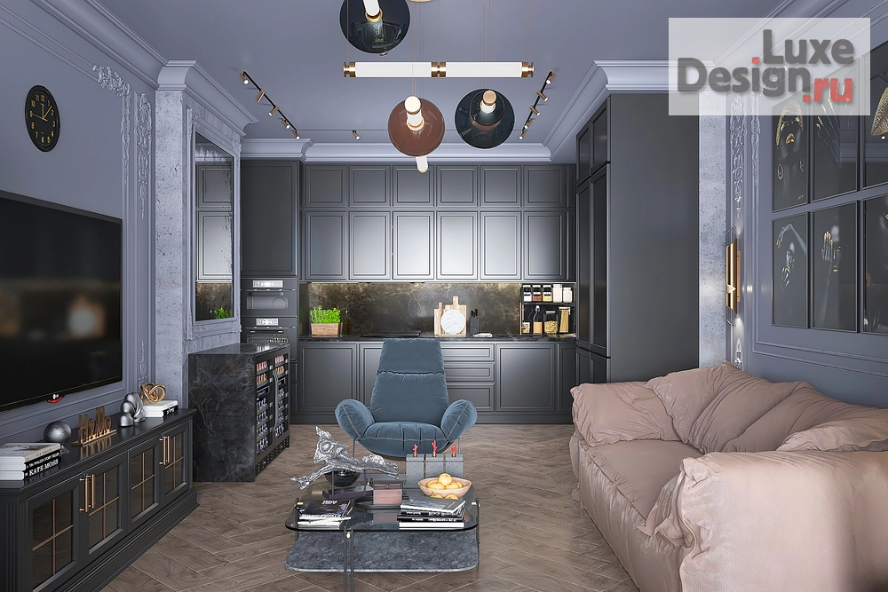 Дизайн интерьера двухкомнатной квартиры "Warcraft" (фото 9)