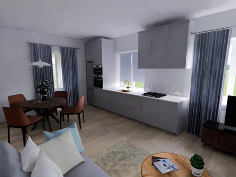 Дизайн интерьера в Нижнем Новгороде "Вербный букет"