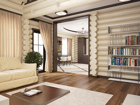 Дизайн интерьера таунхауса в Нижнем Новгороде "ИНТЕРЬЕР КОТТЕДЖА  150 кв.м   декабрь 2014"